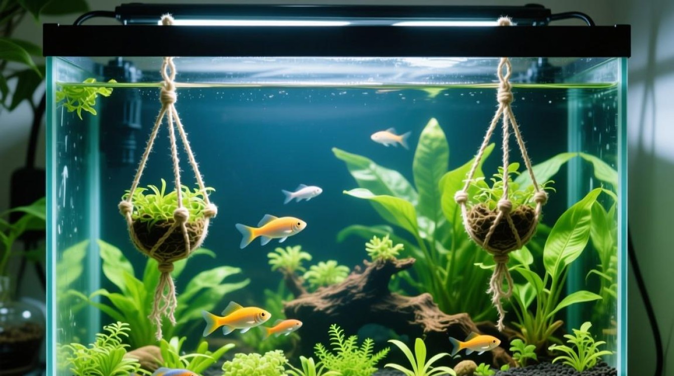 吊篮养鱼缸内可行吗？