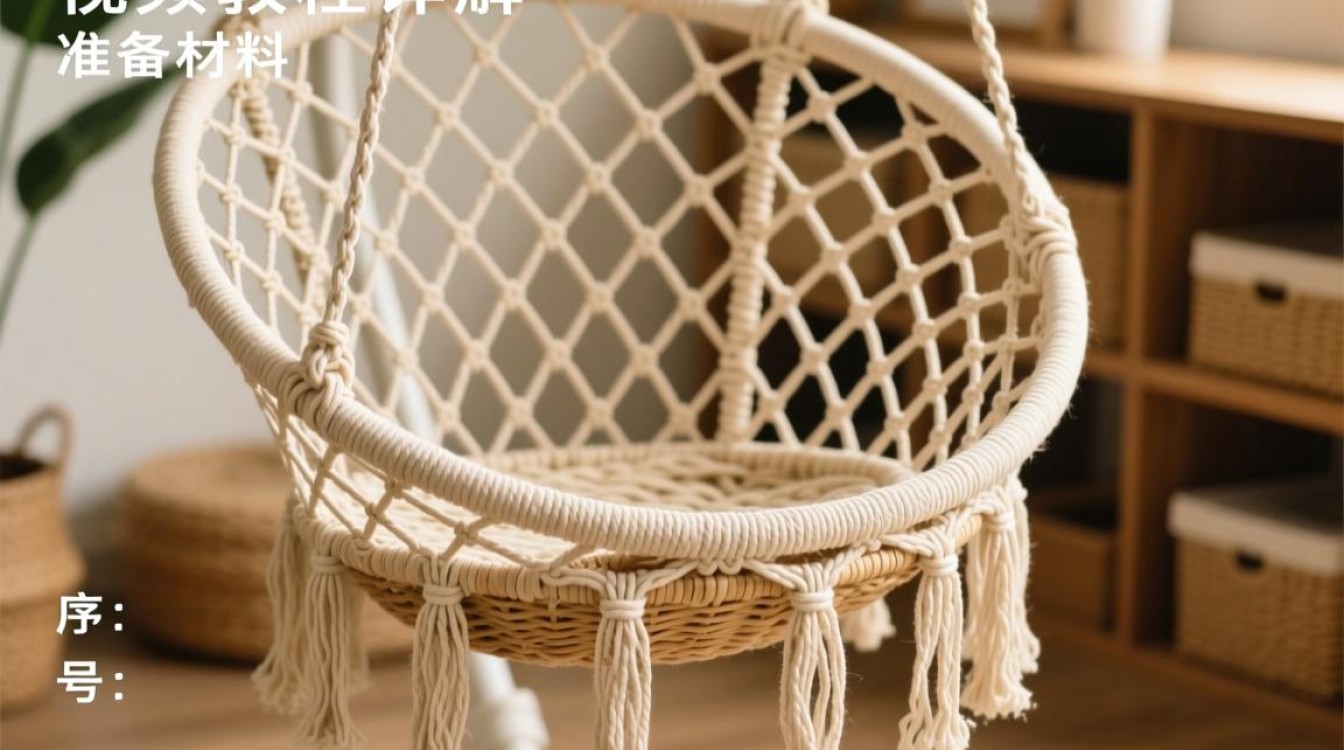 落地吊篮编织教程视频，操作步骤详解？