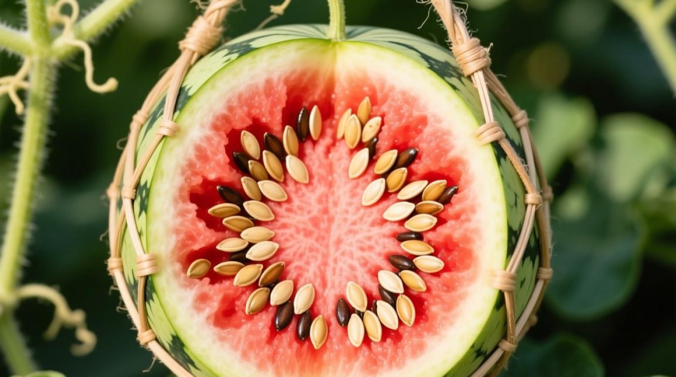 吊篮西瓜籽如何顺利取出？