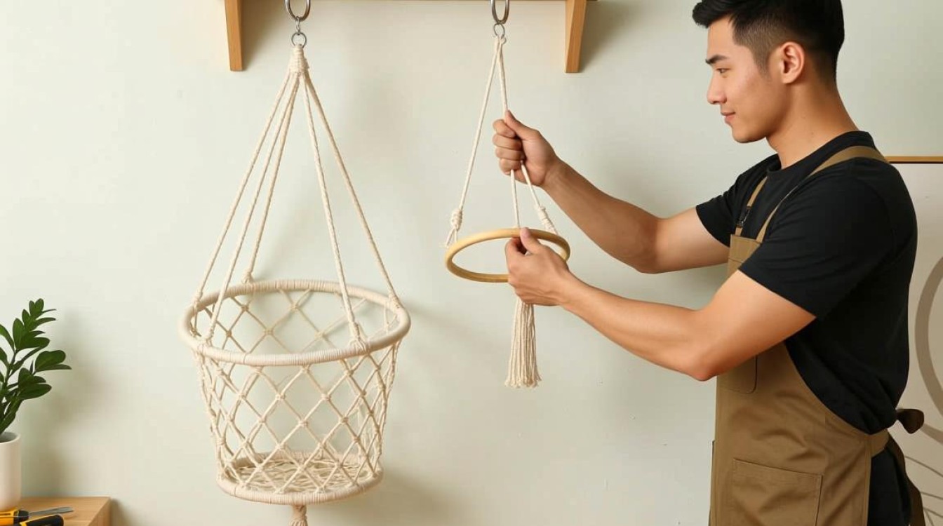 装饰摆件吊篮安装步骤详解？
