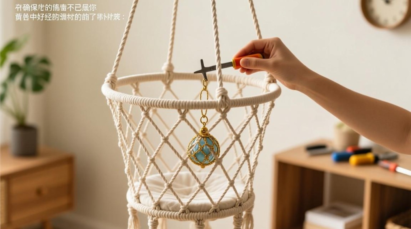 装饰摆件吊篮安装步骤详解？