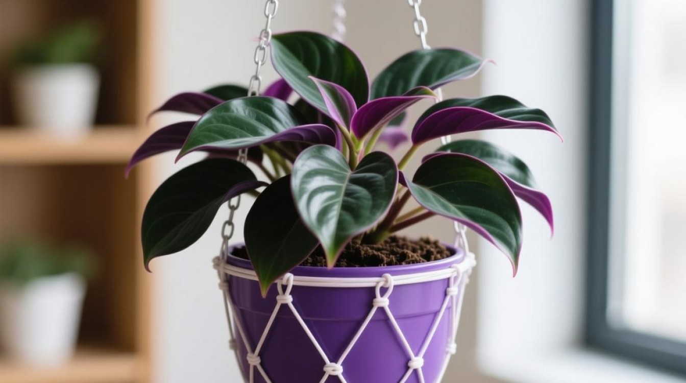 紫色吊篮盆栽养护技巧有哪些？