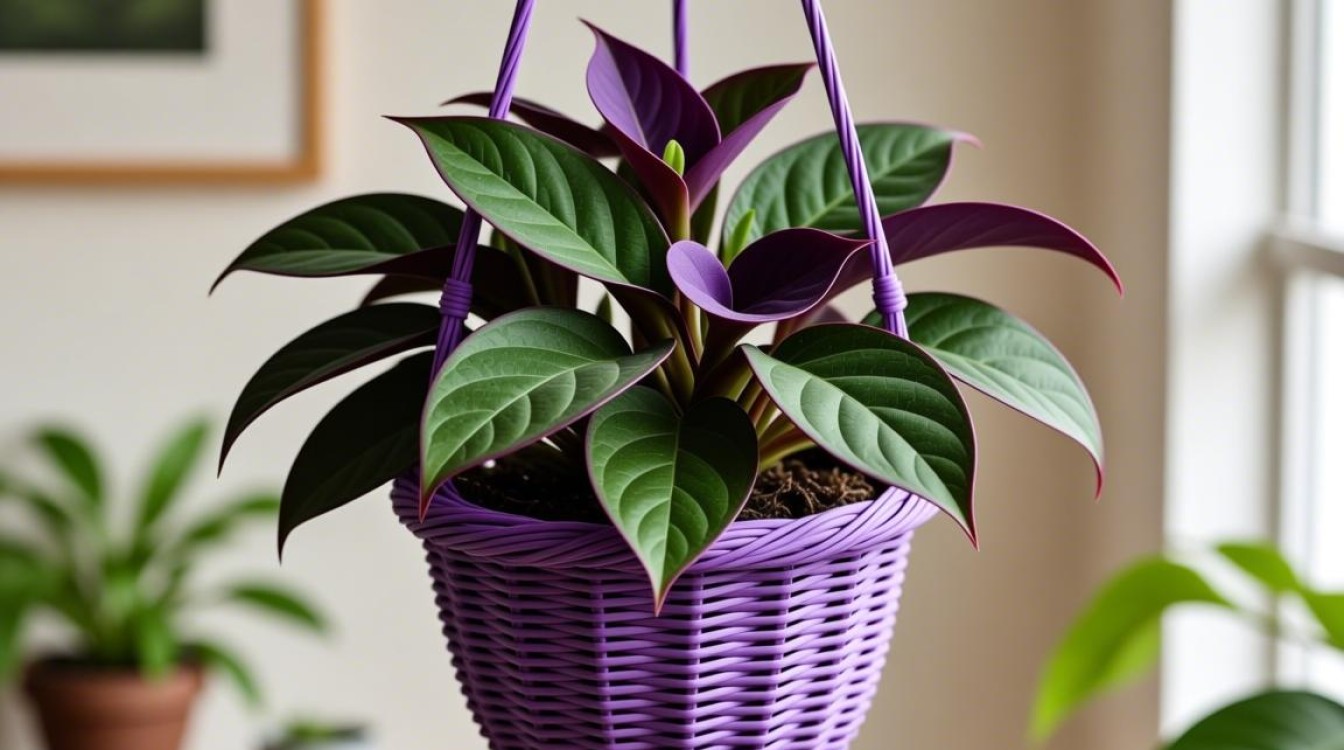 紫色吊篮盆栽养护技巧有哪些？