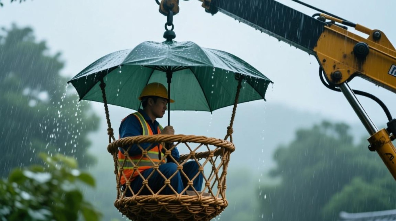 吊篮防雨措施如何实施？