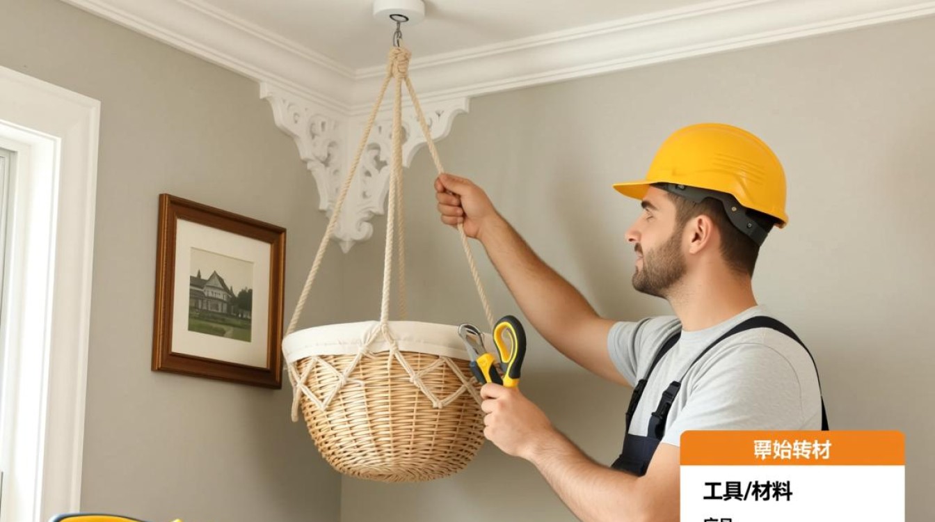 转角装饰吊篮安装步骤详解？