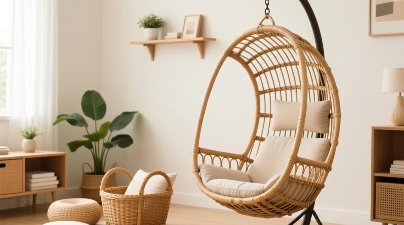 休闲藤椅吊篮安装步骤详解？