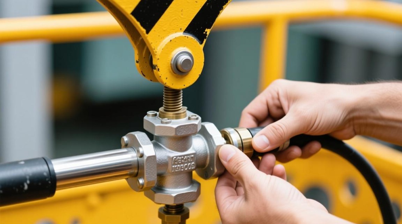 吊篮油缸阀门开启方法是什么？