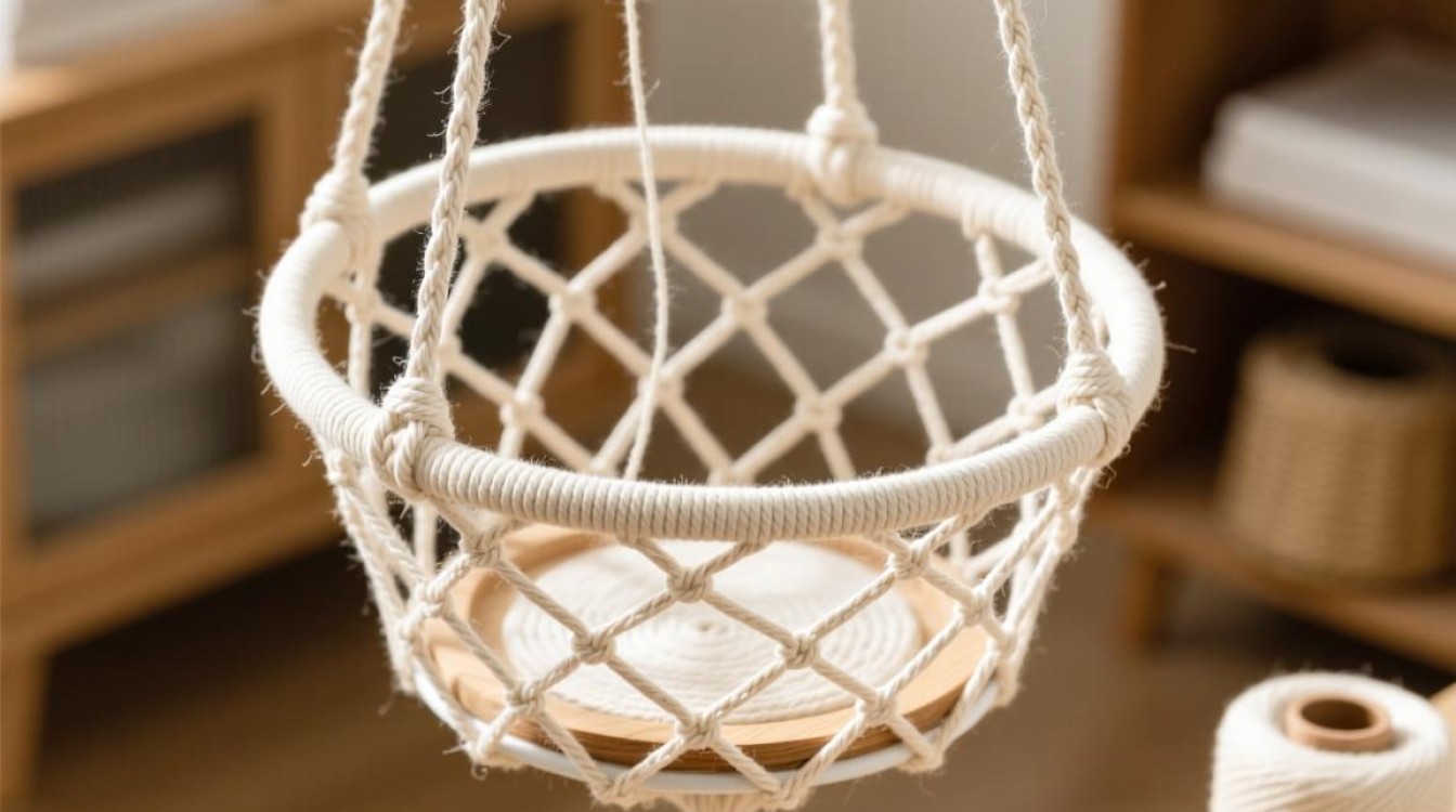 棉线吊篮托盘安装步骤详解？