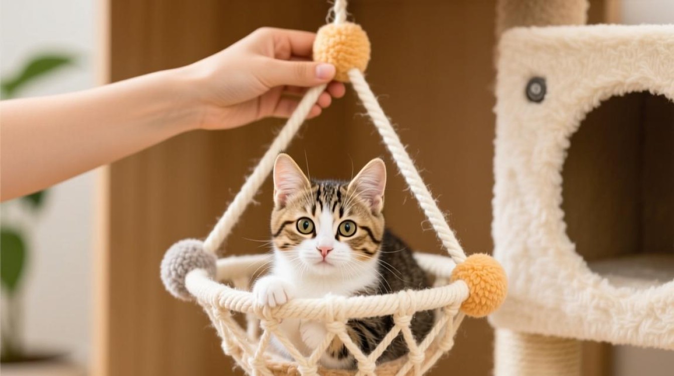 小猫玩具吊篮安装步骤详解？