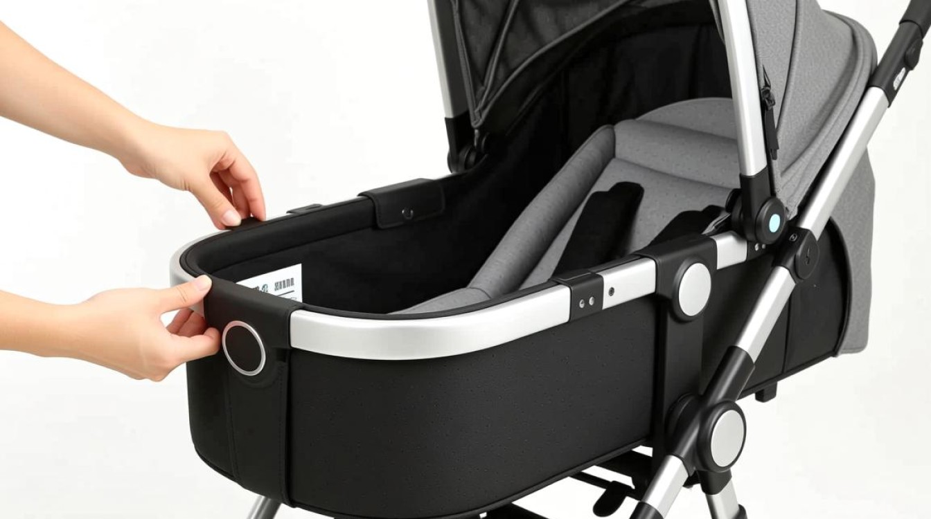 婴儿推车吊篮安装步骤是什么？