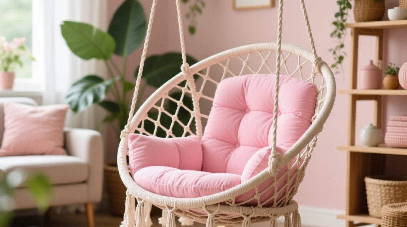 粉色摇椅吊篮的含义是什么？