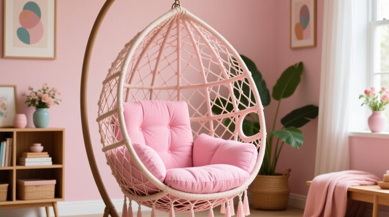 粉色摇椅吊篮的含义是什么？