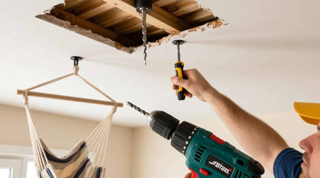 家用吊篮房顶打眼方法及注意事项？