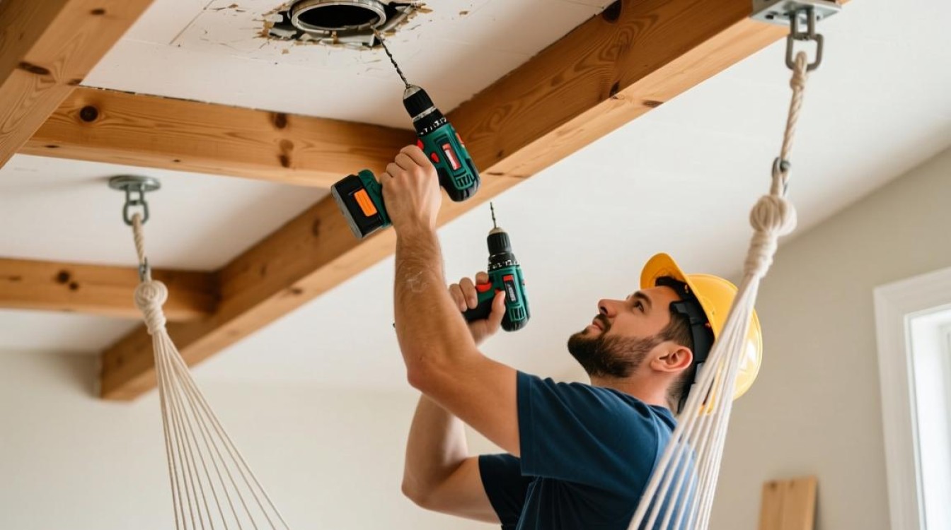 家用吊篮房顶打眼方法及注意事项？