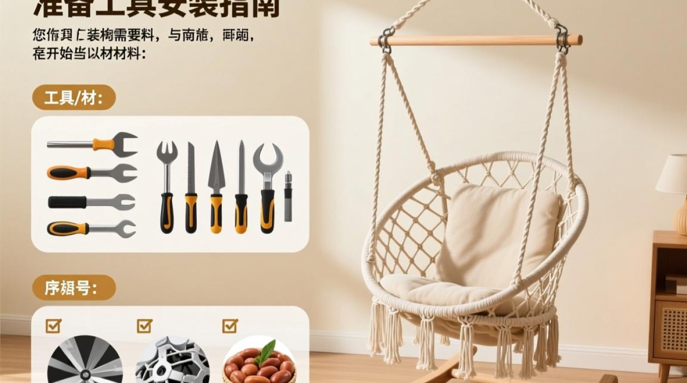 摇椅吊篮安装步骤详解，新手必看？