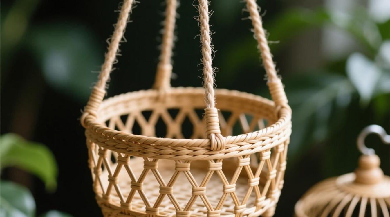 如何巧妙编织出美观的鸟笼吊篮？