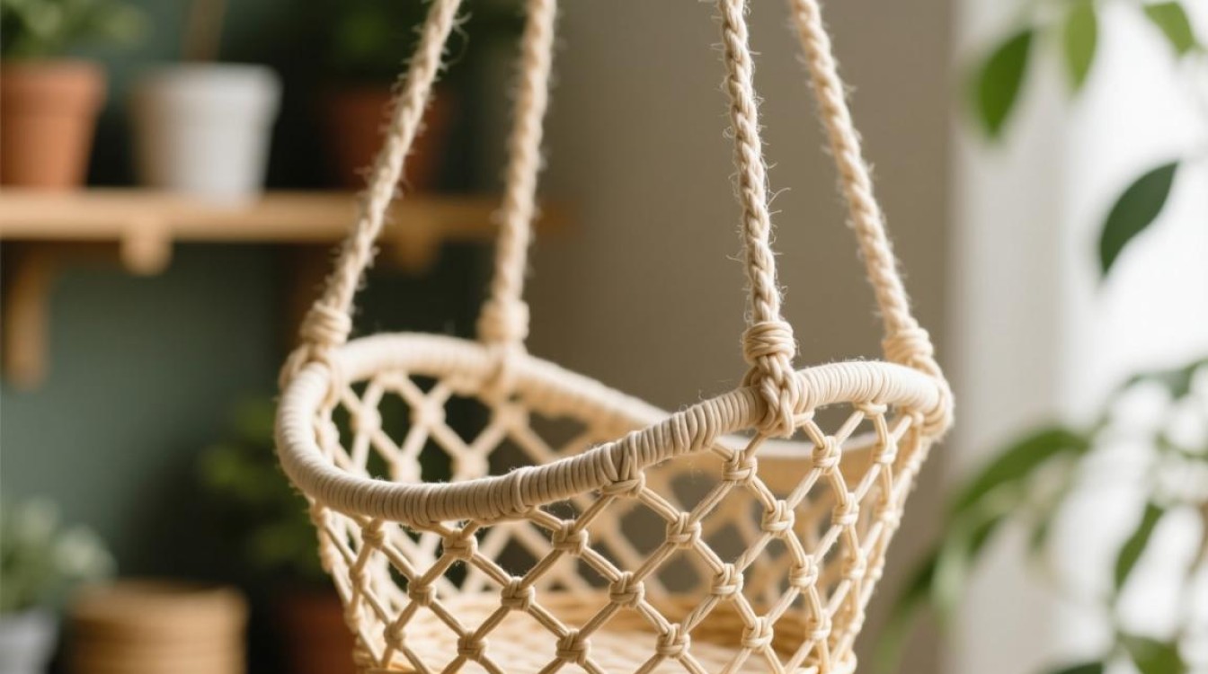 如何巧妙编织出美观的鸟笼吊篮？