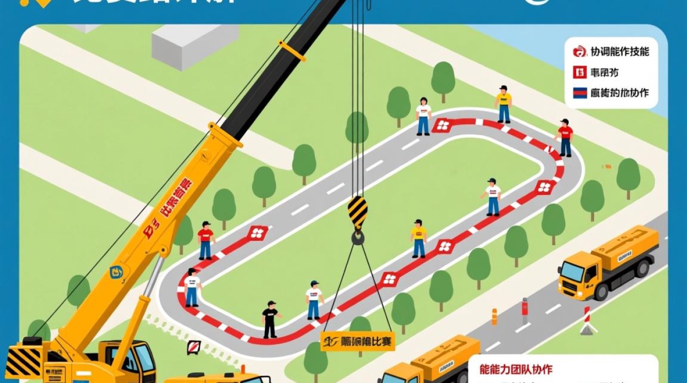 吊车比赛线路图之谜，究竟隐藏着怎样的挑战？