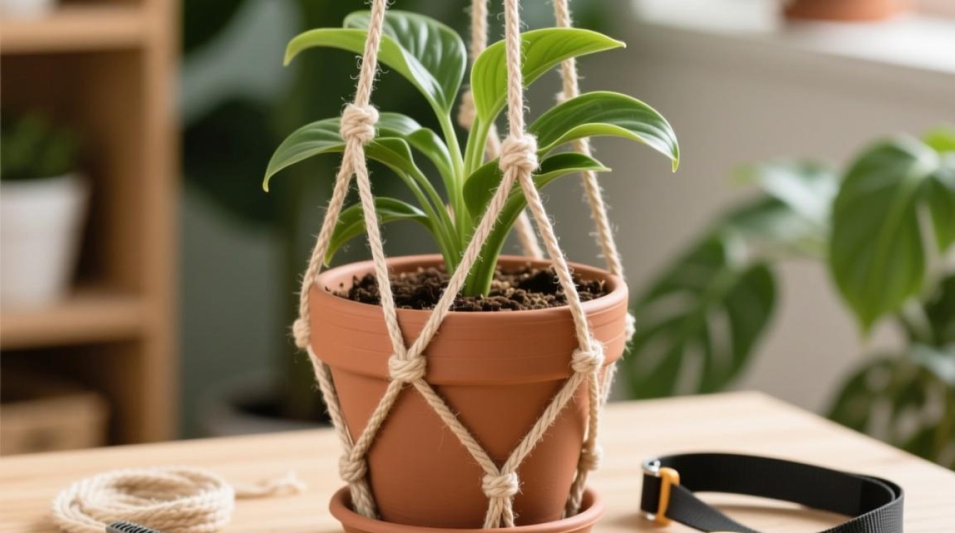 盆栽吊篮竖立方法是什么？