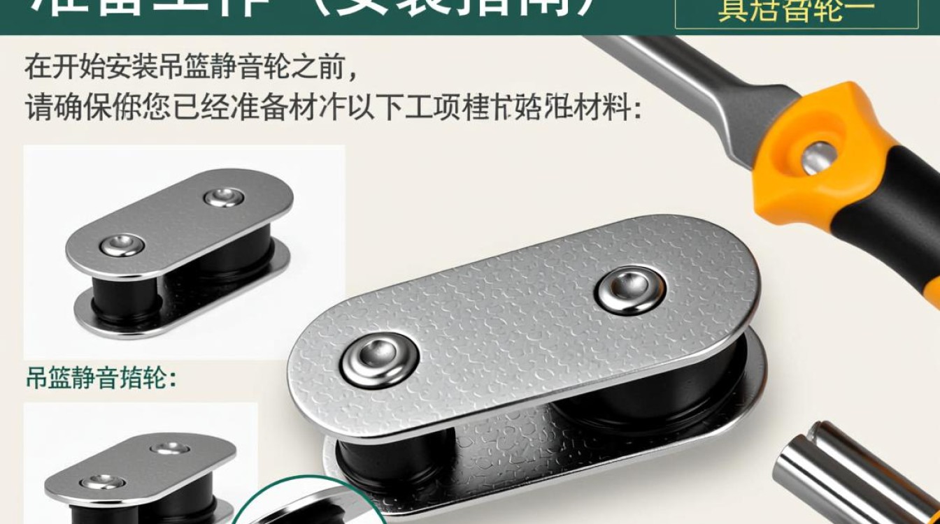 吊篮静音滑轮安装步骤详解？