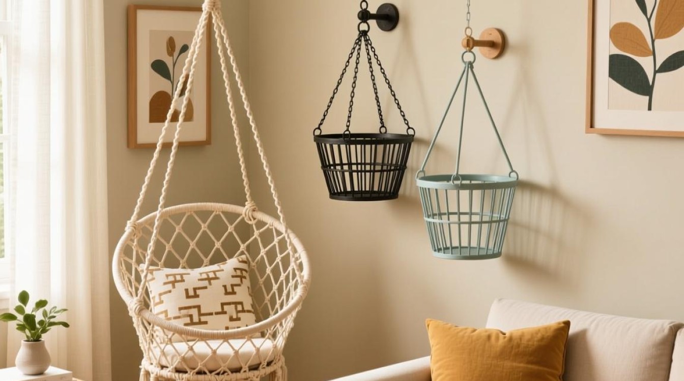 摆件吊篮选哪种摆件更美观？