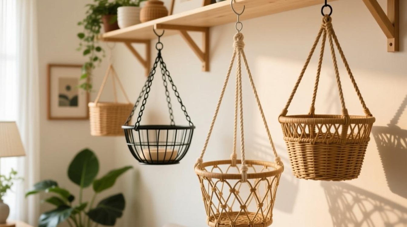 摆件吊篮选哪种摆件更美观？