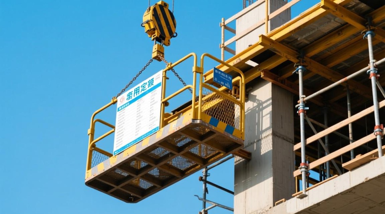 吊篮施工定额选用依据是何标准？