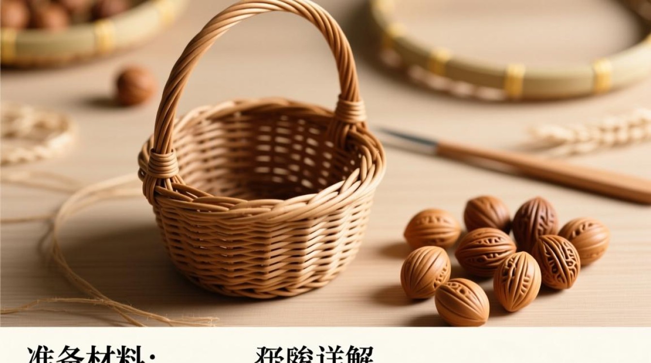 桃核吊篮编织视频教程，详细步骤有哪些疑问？