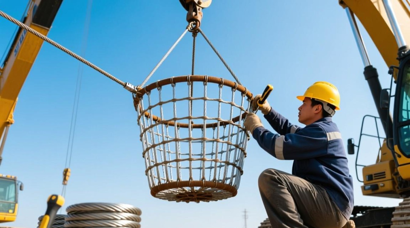 吊篮工作钢丝安装步骤及注意事项是什么？