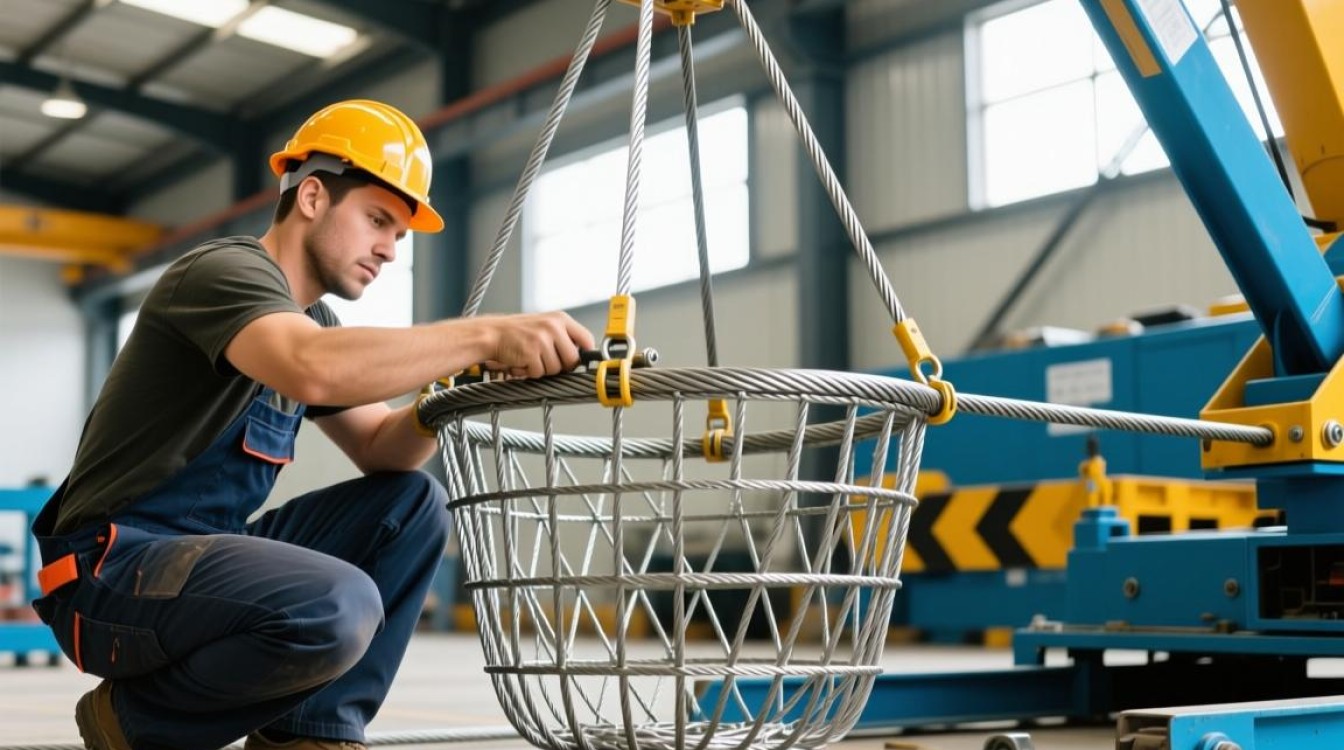 吊篮工作钢丝安装步骤及注意事项是什么？
