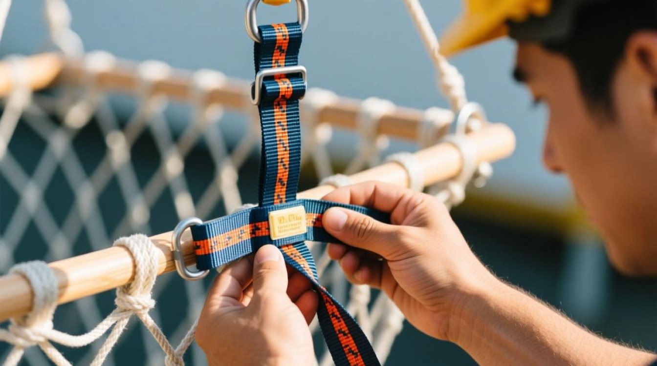 吊篮防风绑带正确绑法是什么？