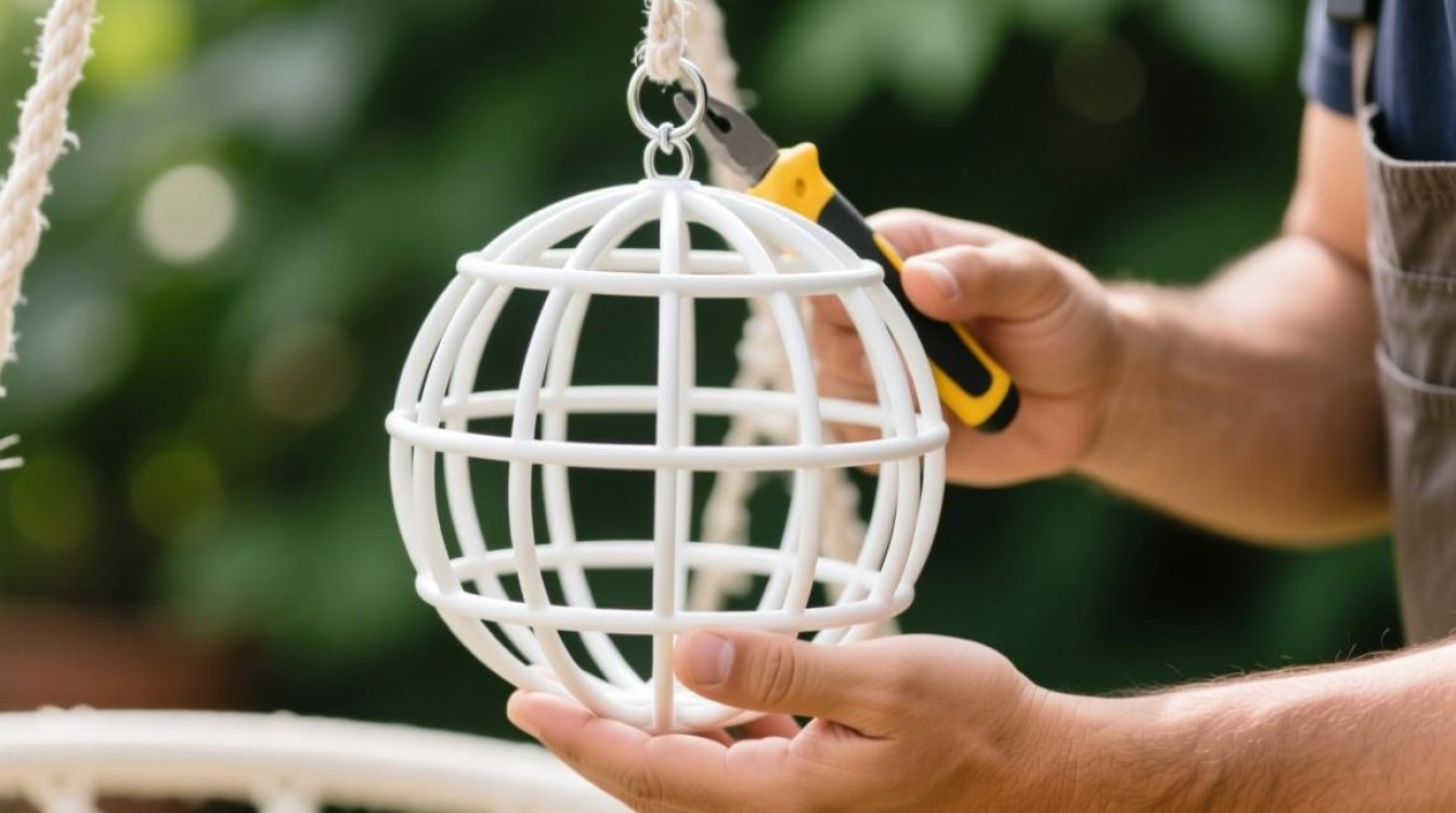 圆形吊篮圆球安装步骤详解？