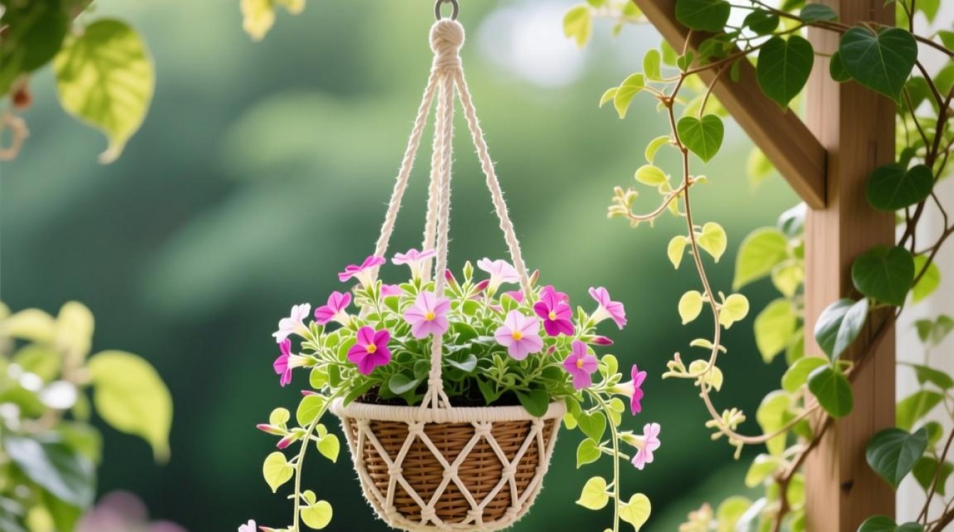 吊篮花架白色材质之谜是什么？