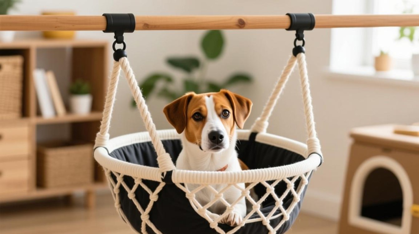 狗狗如何学会吊篮技巧？