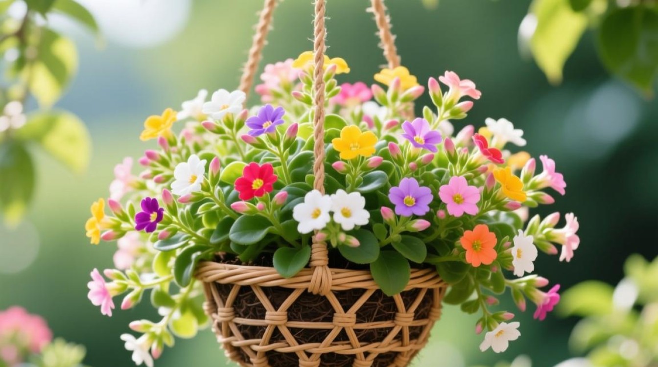 夏季吊篮花卉养护要点是什么？