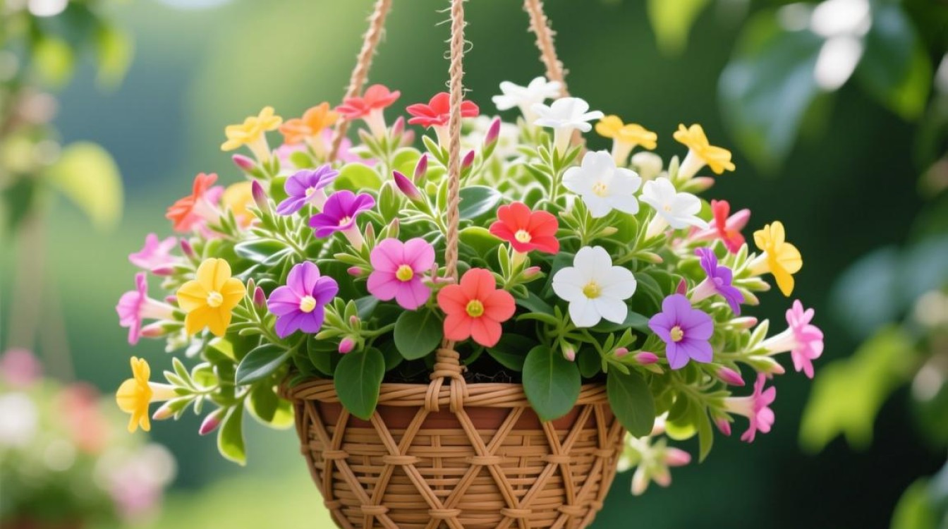 夏季吊篮花卉养护要点是什么？