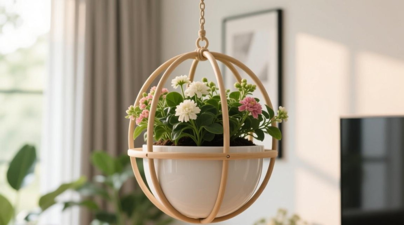 球形花盆吊篮安装步骤详解？