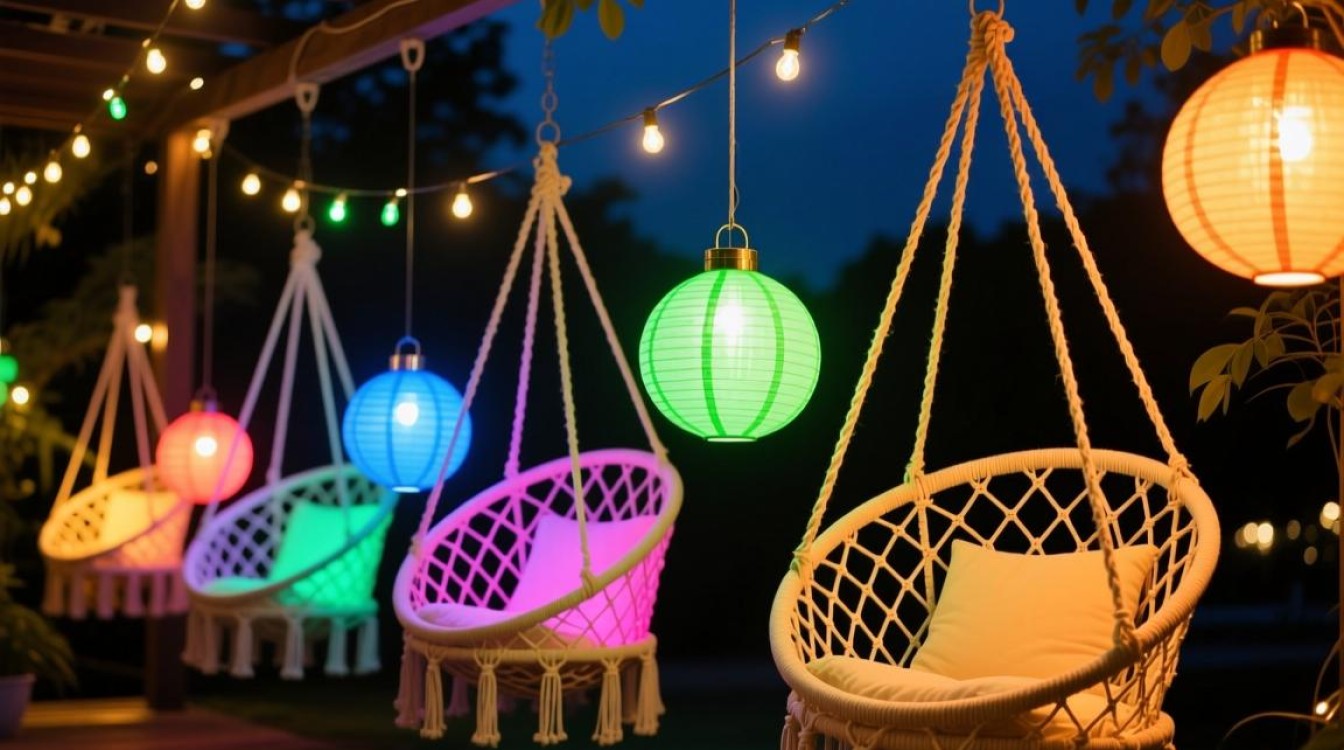 吊篮夜间释放何种灯光之谜？