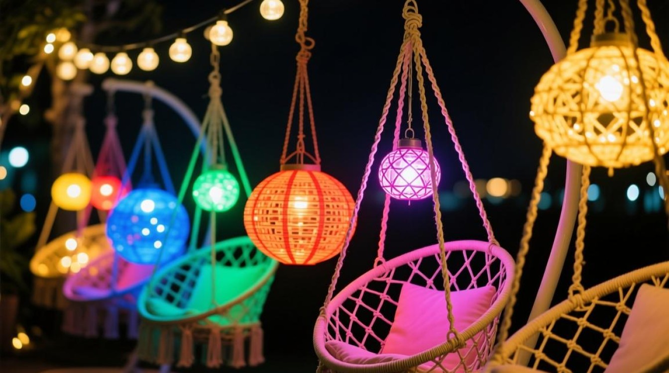 吊篮夜间释放何种灯光之谜？