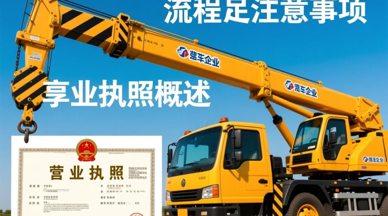 吊车企业营业执照办理流程及注意事项有哪些？