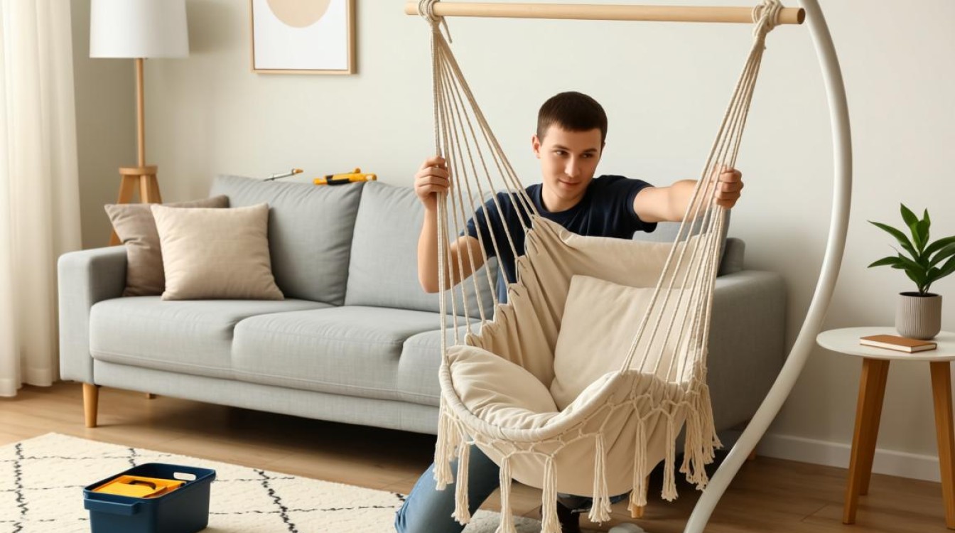 安装客厅沙发吊篮需要注意哪些步骤？