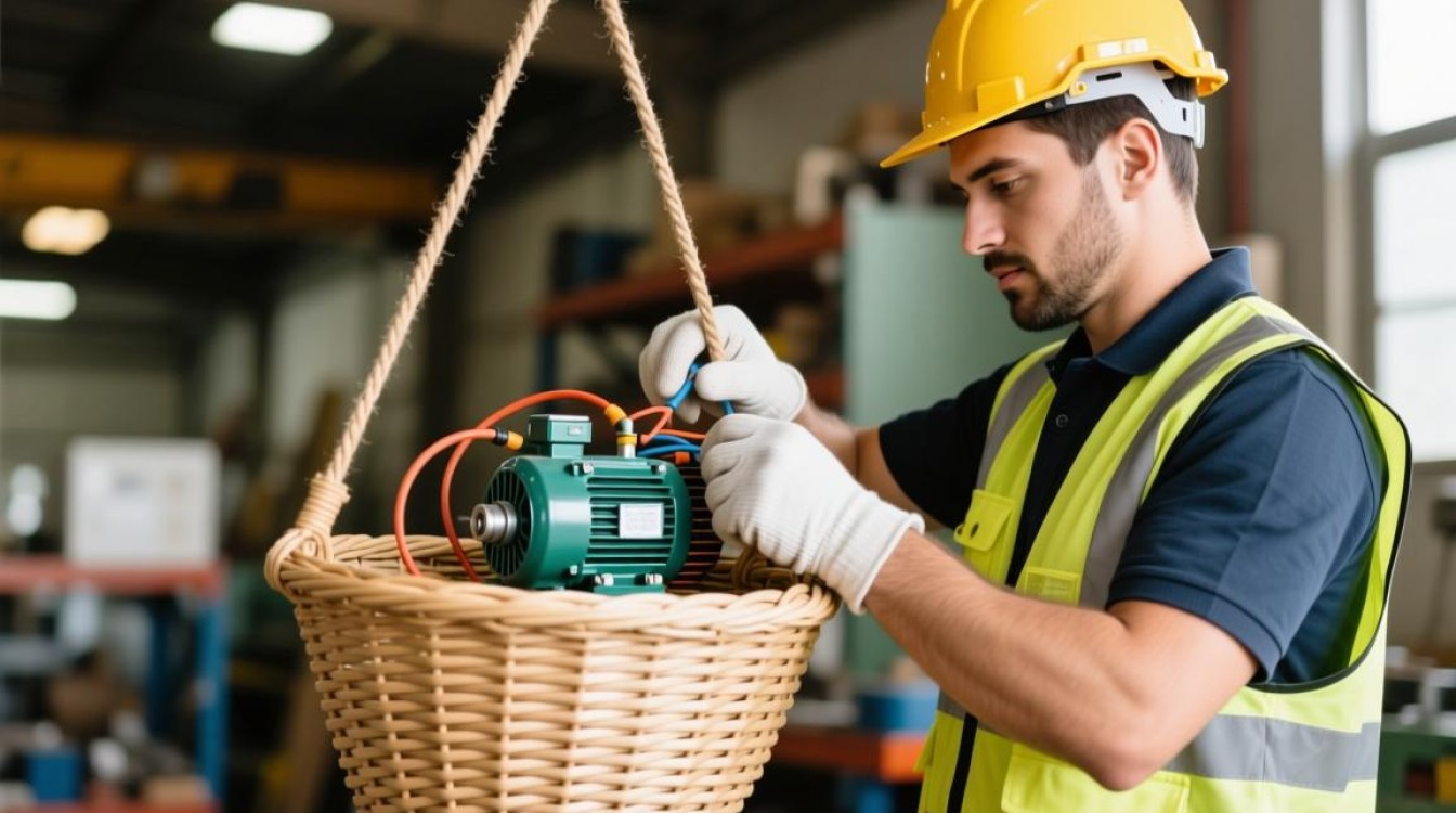 吊篮接220电机的方法是什么？