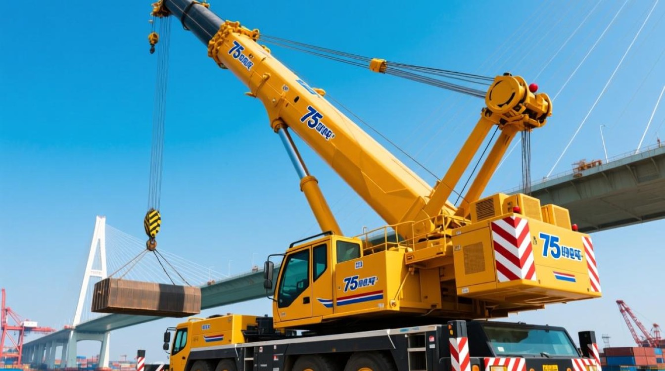 这辆75吨吊车图片，究竟有何特别之处？