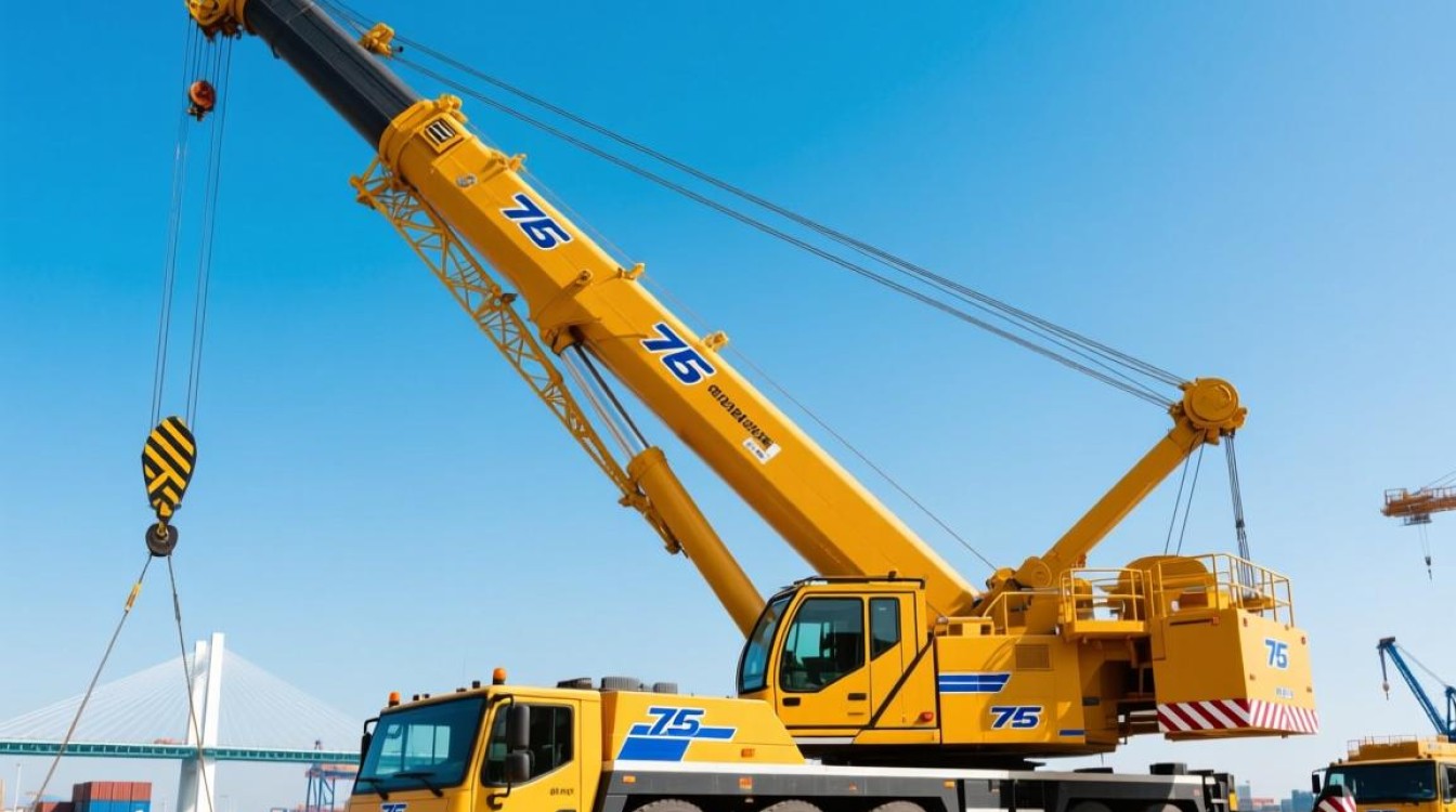 这辆75吨吊车图片，究竟有何特别之处？
