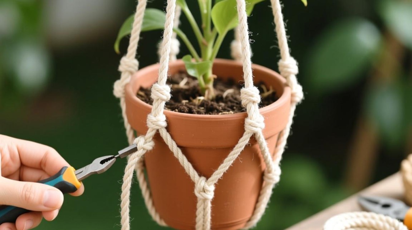 吊篮盆栽系绳技巧是什么？