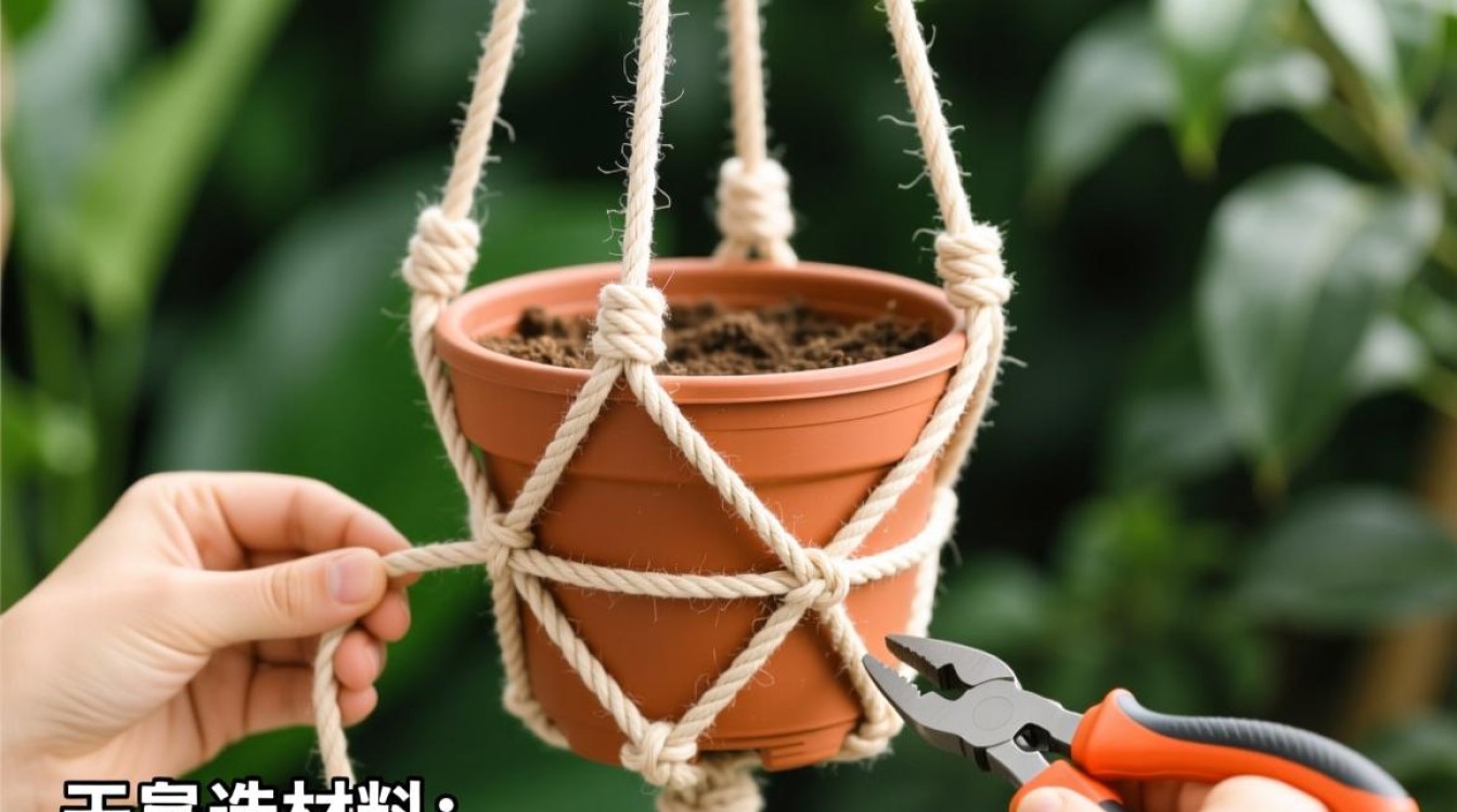 吊篮盆栽系绳技巧是什么？