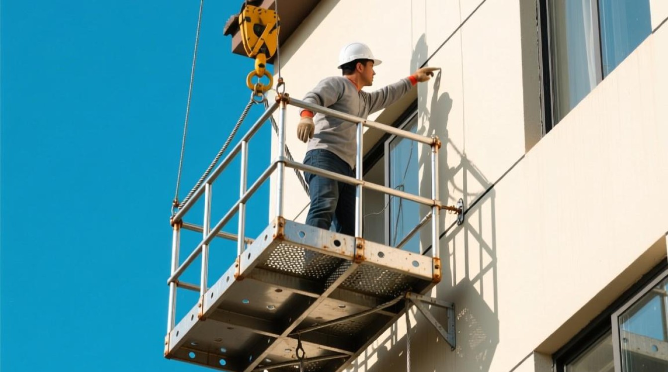 外墙吊篮钢丝穿孔处理方法是什么？