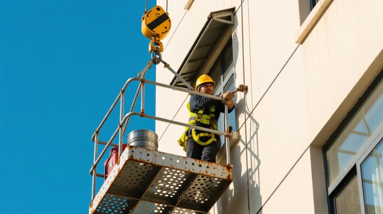 外墙吊篮钢丝穿孔处理方法是什么？