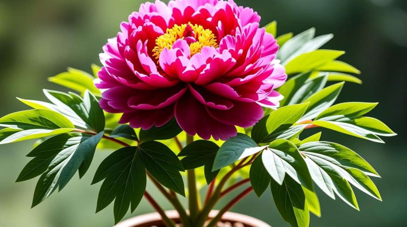 牡丹吊篮打顶是什么意思？