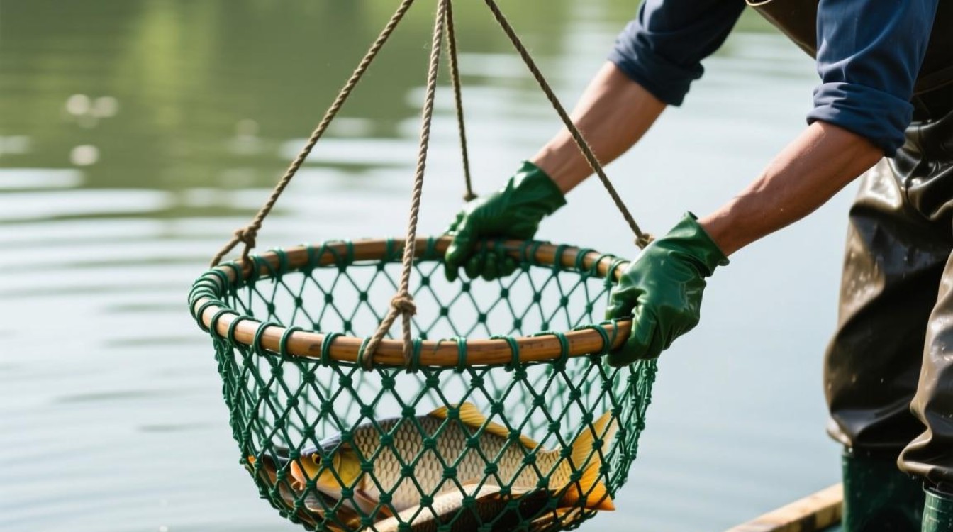 吊篮捕捞鲢鳙技术揭秘，究竟如何操作？